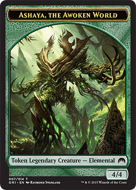 Ashaya, the Awoken World Token | Magic Origins