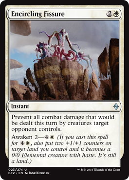 Encircling Fissure - Foil | Battle for Zendikar
