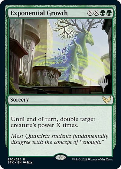 Exponential Growth - Foil - Promo Pack | Promo Pack: Strixhaven