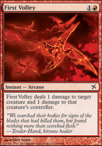 First Volley - Foil | Betrayers of Kamigawa