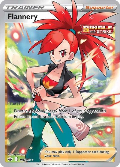 Flannery - 191/198 - Full Art Ultra Rare | SWSH - Chilling Reign
