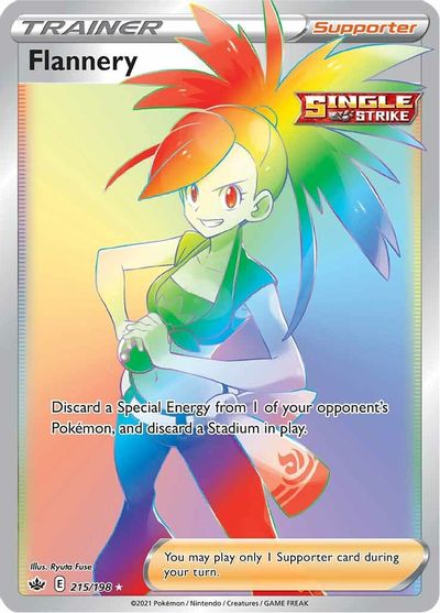 Flannery - 215/198 - Secret Rare | SWSH - Chilling Reign