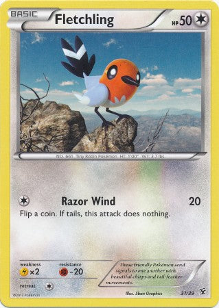 Fletchling - 31/39 | XY - Kalos Starter