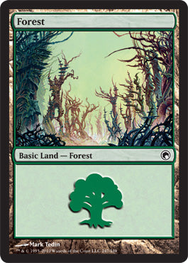 Forest (247) - Foil | Scars of Mirrodin