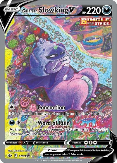 Galarian Slowking V - 179/198 | SWSH - Chilling Reign