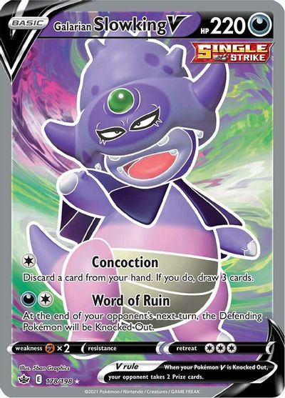 Galarian Slowking V - 178/198 | SWSH - Chilling Reign