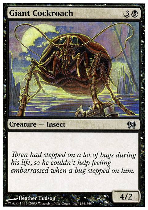 Giant Cockroach - Foil | 8th Edition