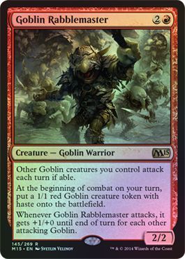 Goblin Rabblemaster - Foil | Magic 2015