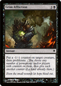 Grim Affliction - Foil | New Phyrexia
