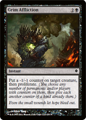 Grim Affliction - Foil | New Phyrexia