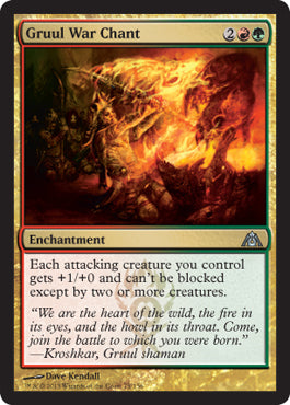 Gruul War Chant - Foil | Dragon's Maze