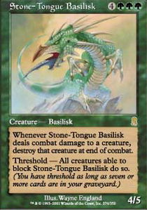 Stone-Tongue Basilisk - Foil | Odyssey