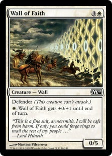 Wall of Faith - Foil | Magic 2010