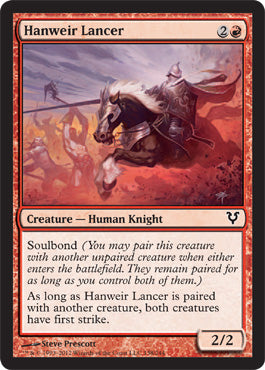Hanweir Lancer - Foil | Avacyn Restored