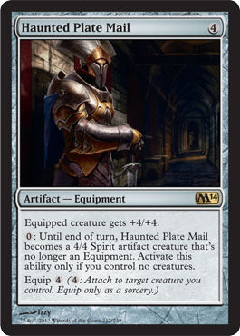 Haunted Plate Mail - Foil | Magic 2014