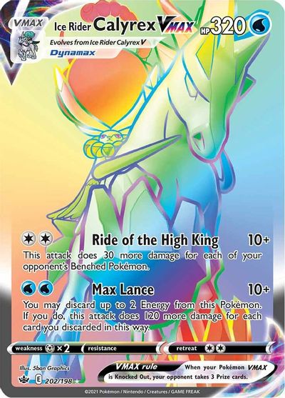 Ice Rider Calyrex VMAX - 202/198 | SWSH - Chilling Reign