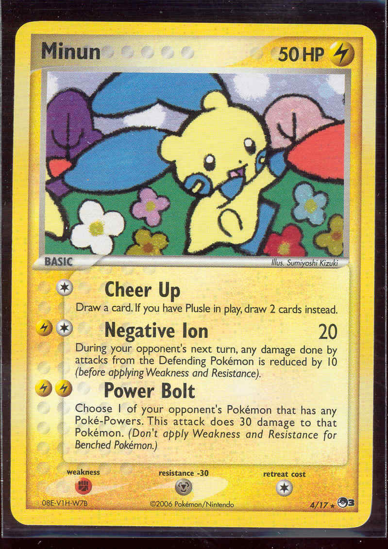 Minun Holo #4 PROMO Card - Promotional | Pokemon Promos