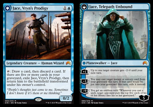 Jace, Vryn's Prodigy // Jace, Telepath Unbound | Magic Origins