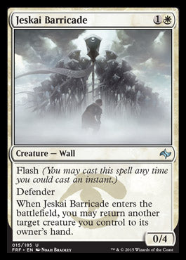 Jeskai Barricade - Foil | Fate Reforged