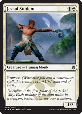 Jeskai Student | Khans of Tarkir