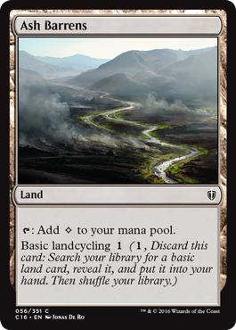 Ash Barrens | Commander 2016