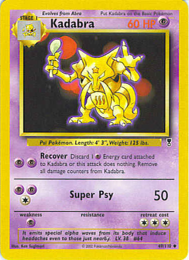 Kadabra - 49/110 - Uncommon - Reverse Holo | Legendary_Collection