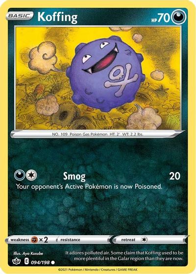 Koffing - 094/198 - Common | SWSH - Chilling Reign