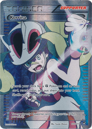 Korrina - 111/111 - Full Art Ultra Rare | XY - Furious Fists