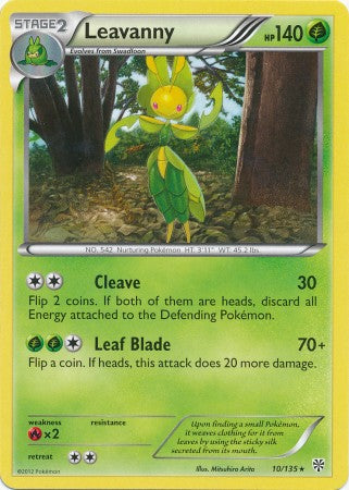 Leavanny - 10/135 - Rare | BW Plasma Storm