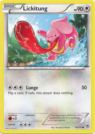 Lickitung - 78/111 - Common | XY - Furious Fists