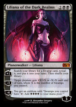 Liliana of the Dark Realms - Foil | Magic 2014