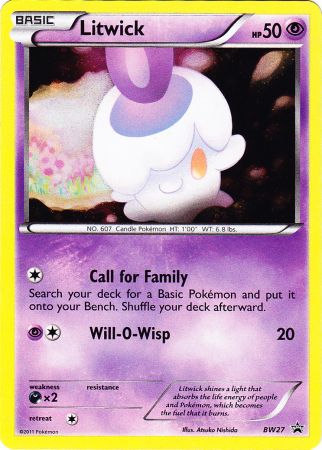 Litwick - BW27 - Promotional | BW Black Star Promos