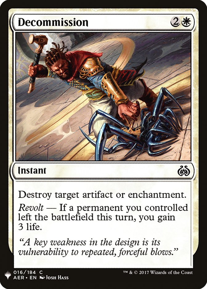 Decommission | Mystery Booster