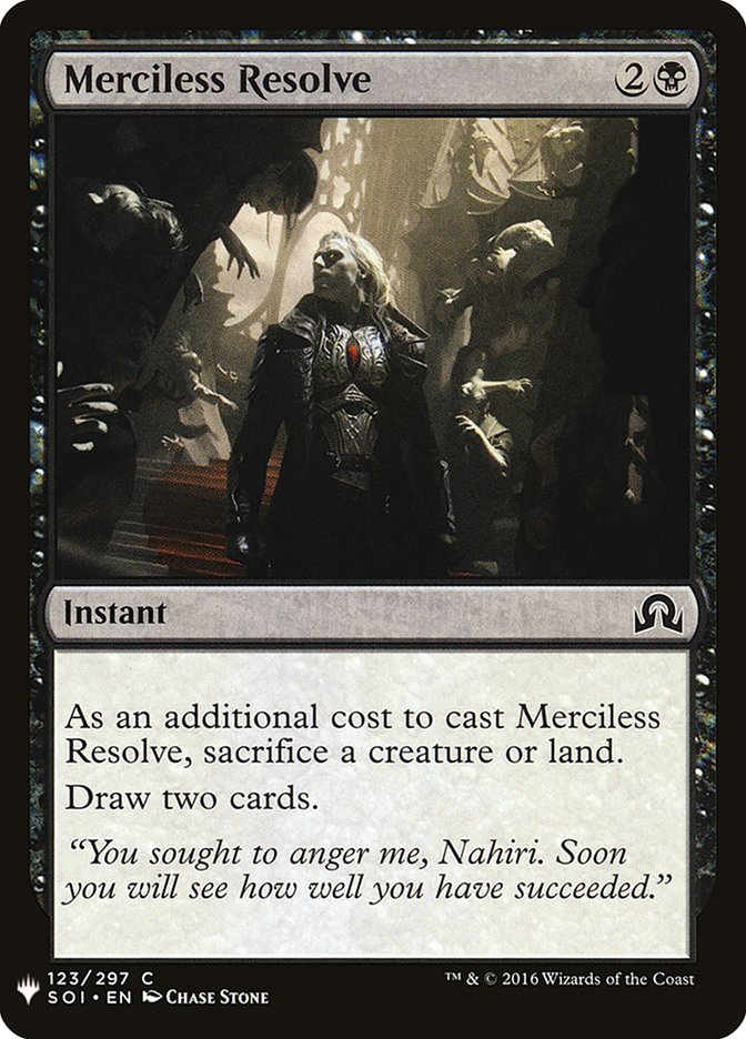 Merciless Resolve | Mystery Booster
