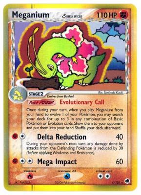 Meganium (Delta Species) - 4/101 - Holo Rare | EX Dragon Frontiers