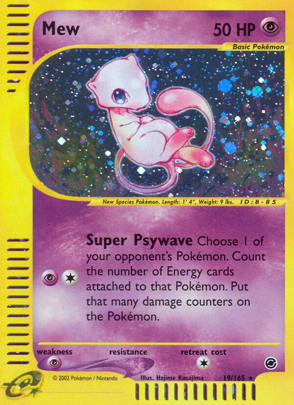 Mew - 19/165 - Holo Rare | Expedition