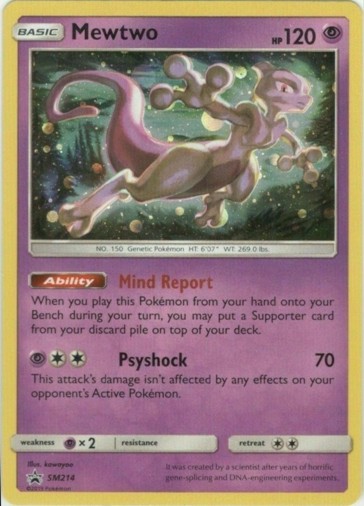 Mewtwo - SM214 - SM Black Star Promo | SM Black Star Promos