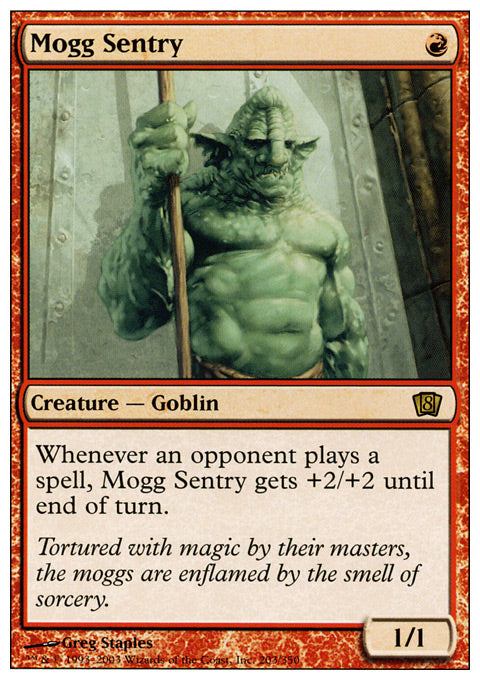 Mogg Sentry - Foil | 8th Edition
