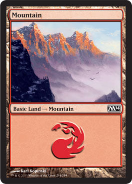 Mountain (244) - Foil | Magic 2014