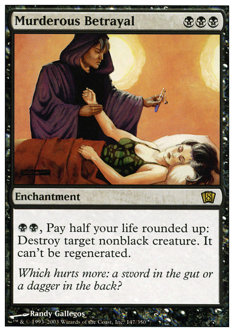 Murderous Betrayal - Foil | 8th Edition