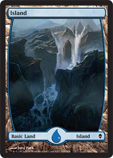 Island (235) - Full Art - Foil | Zendikar
