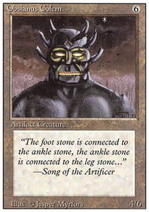 Obsianus Golem | 3rd Edition (Revised)