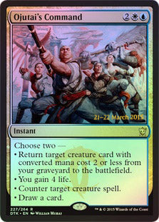 Ojutai's Command - Foil - Prerelease Promo | Pre-Release Promos