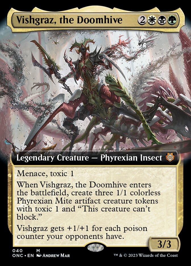 Vishgraz, the Doomhive - Foil - Ext Art | Commander: Phyrexia