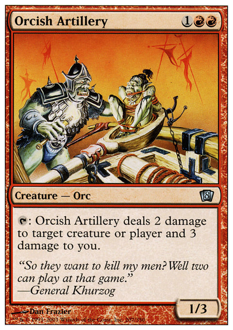 Orcish Artillery - Foil | 8th Edition