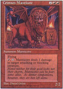 Crimson Manticore | 4th Edition