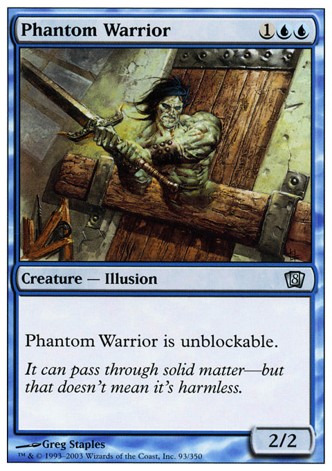 Phantom Warrior - Foil | 8th Edition