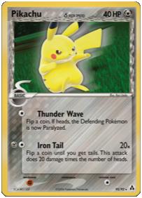 Pikachu Î´ - 93/92 - Rare Holo | EX Legend Maker