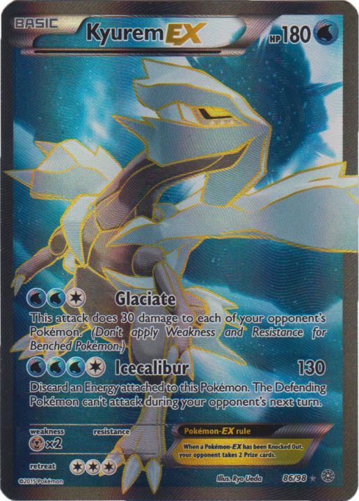 Kyurem-EX - 86/98 - Full Art Ultra Rare | XY - Ancient Origins