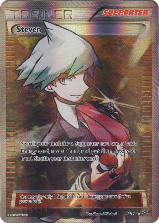 Steven - 95/98 - Full Art Ultra Rare | XY - Ancient Origins